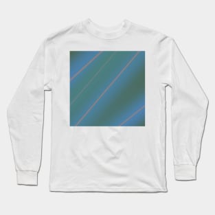 BLUE GREEN RED ABSTRACT TEXTURE Long Sleeve T-Shirt